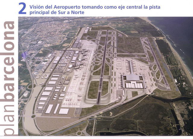 Imagen clave 2 de la ampliación del aeropuerto del Prat publicada por AENA